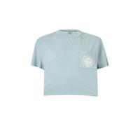 Volcom Camiseta 'Pocket Dial' azul / blanco S azul / blanco