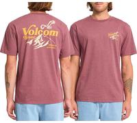 Volcom - Camisetas - Back Country HTH SS Tee Merlot - Talla L - Burdeos Burdeos L