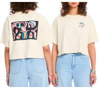 Volcom - Camisetas mujer - Fa Bruno Lucas Tee Vintage White para Mujer - Talla S - Beige Beige S
