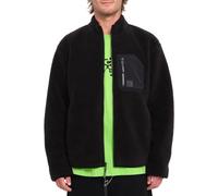 Volcom - Chaqueta polar Muzzer Fuzzar Zip Black Hombre - Hombre - Talla m - Negro