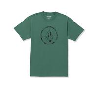 Volcom Circle Stone SST para Hombre, Verde (Surplus Green), Large