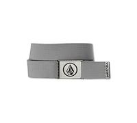 VOLCOM Circle Web Belt Cinturón, Hombres, Heather Grey (Gris), O/S
