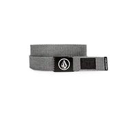 VOLCOM Circle Web Belt Cinturón, Hombres, Heather Grey (Gris), O/S