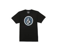 Volcom Crisp Stone - Camiseta de Manga Corta para Hombre, Negro 424, XXL