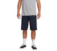 Volcom Frickin Chino Short Pantalones hasta la Rodilla, Azul Marino Oscuro, 33 Plus Hombres