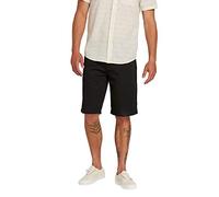 Volcom Frickin Chino Short Pantalones hasta la Rodilla, Negro, 36 Hombres