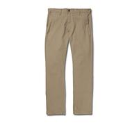 Volcom Frickin Modern Fit Stretch Pantalón chino, Khaki 1, 33W / 30L Hombre