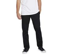 Volcom Frickin Modern Fit Stretch Pantalón chino, Negro, 28W / 32L Hombre