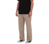 Volcom Frickin - Pantalones Chinos elásticos Regulares para Hombre, Caqui 1, 34