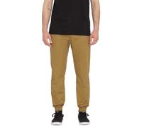Volcom Frickin Slim Jogger Pant Pantalones, Caqui Oscuro 1, XL para Hombre