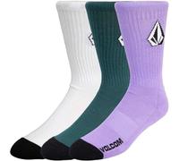 Volcom Full Stone Crew - Calcetines (3 unidades, 42-46)