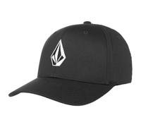 Volcom Gorra de béisbol para hombre Full Stone Xfit, Negro , M
