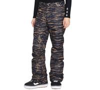 Volcom Halls Pantalón de Esquí Mujer Pantalones Nieve Snowboard Tigre Estampado