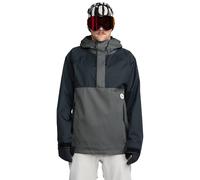 Volcom Hossegor 20k Pullover Snowboard Jacket - Waterproof 2-Layer Chaqueta, Negro, L para Hombre