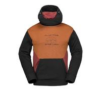 Volcom Hydro Fleece Riding Hoodie - Water-Repellent Sweatshirt with Storm Hood & Thumbholes Sudadera con Capucha, Caramel S5, M para Hombre