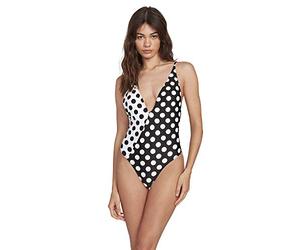VOLCOM Its A New Dot 1Pc Traje De Baño, Mujer, Black, XS