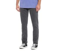 Volcom Jeans Vorta Slim Straight Color Gris Neutro Talla 30/32-38/34