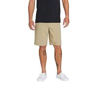 Volcom Kerosene Hybrid Short Pantalones Cortos Informales, Caqui, 42 para Hombre