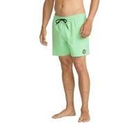 Volcom Lido Solid 16" Swim Surf Trunk Bañador para Hombre, Jade Crema, Large