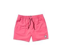 Volcom Lido Solid 16" Swim Surf Trunk Pantalones Cortos, Rosa neón, S para Hombre