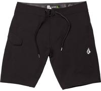 Volcom Mod Tech 20" Boardshort Swim Trunk Pantalones Cortos, Negro, 48 para Hombre