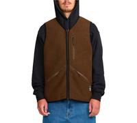 Volcom - Marcas - Snowdrift Vest Brown de Lana - Talla M - Marrón Marrón M