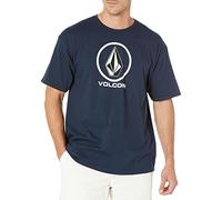 Volcom Men's Crisp Stone Navy Short Sleeve T Shirt S