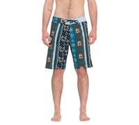 Volcom Mod Tech-Bañador de 20 Pulgadas Pantalones Cortos, Verde Azulado océano, W32 para Hombre