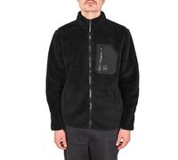 Volcom Muzzer Fuzzar Cremallera Polar Sherpa - Negro