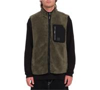VOLCOM Muzzer Fuzzar Vest - Hombre - Verde - talla S- modelo 2025