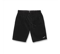 Volcom Pantalón Corto con cordón elástico en la Cintura para Hombre, 53 cm, Combo Negro, Large Largo