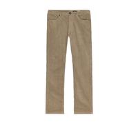 Volcom - Pantalones - Solver 5 Pocket Corduroy Pant Brindle de Algodón - Talla 30 US - Beige Beige 30 US