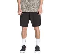 Volcom Pantalones Cortos Chinos híbridos de Queroseno de 53,3 cm para Hombre, Negro -, 36
