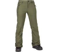 Volcom - Pantalones de esquí mujer - Genus Stretch Pant Ivy para Mujer - Talla M - Caqui Caqui M