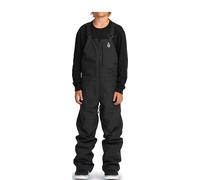 Volcom - Pantalones de esquí niños - Barkley Insulated Bib Overall Black - Talla Infantil S - Negro Negro S
