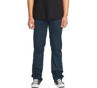 Volcom - Pantalones - Frickin Modern Stretch Pant Dark Navy - Talla 33 US - Azul marino Azul marino 33 US