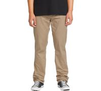 Volcom - Pantalones - Frickin Modern Stretch Pant Khaki - Talla 32 US - Beige Beige 32 US