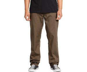 Volcom - Pantalones - Frickin Modern Stretch Pant Mushroom - Talla 33 US - Marrón Marrón 33 US