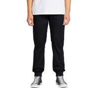 Volcom - Pantalones - Frickin Slim Jogger Black - Talla M - Negro Negro M