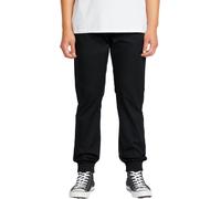 Volcom - Pantalones - Frickin Slim Jogger Black - Talla S - Negro Negro S