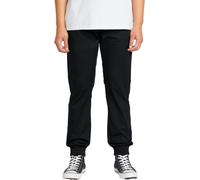Volcom - Pantalones - Frickin Slim Jogger Black - Talla XL - Negro Negro XL
