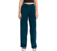 Volcom - Pantalones Mujer - Weellow II Cord Pant W Emerald Green para Mujer de Algodón - Talla 30 US - Verde Verde 30 US