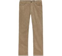 Volcom - Pantalones - Solver 5 Pocket Corduroy Pant Brindle de Algodón - Talla 30 US - Beige Beige 30 US