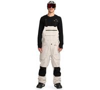 Volcom Roan Bib - Pantalón de Snowboard para Hombre, Impermeable, 2 Capas, Fibras Repreve de 15 Quilates, Piedra, Medium