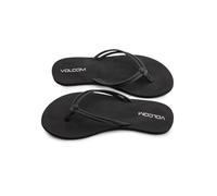 Volcom Sandalias Forever and Ever para mujer, Negro (black Out), 8