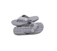 Volcom Sandalias reclinables, Chanclas Hombre, Gris Claro Nuevo, 44.5 EU