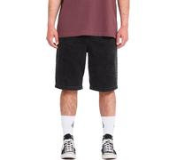Volcom - Shorts de protección - Freazy Denim Ew Short 22 Blackity Black - Talla M - Negro Negro M