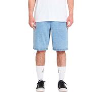 Volcom - Shorts de protección - Freazy Denim Ew Short 22 Pale Aqua - Talla M - Azul Azul M
