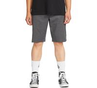 Volcom - Shorts de protección - Frickin Modern Stretch Short 21 Charcoal Heather - Talla 30 US - Gris Gris 30 US