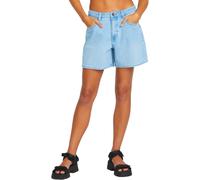 Volcom - Shorts Mujer - Stoned Bf Short Blue Bird para Mujer - Talla 28 US - Azul Azul 28 US